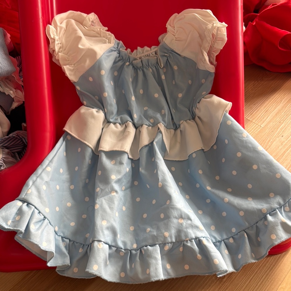 (3x15) Cinderella baby dress 6-9m